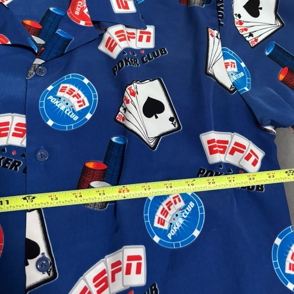 Walt Disney world ESPN poker club button up shirt - Picture 4 of 4
